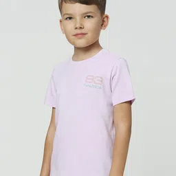 Nautica Boys Graphic Printed Cotton T-shirt-image-7