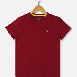 Allen Solly Junior Boys Round Neck Short Sleeves Cotton T-shirt-image-43