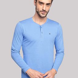 berry blues Men Blue Cotton T-shirt-image-18