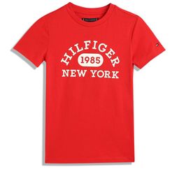 Tommy Hilfiger Boy Typography Printed Round Neck T-shirt-image-18
