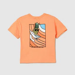 max Boys Graphic Printed Round Neck Cotton Casual T-shirt-image-32
