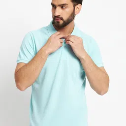 VERO AMORE Polo Collar Cotton T-shirt-image-26