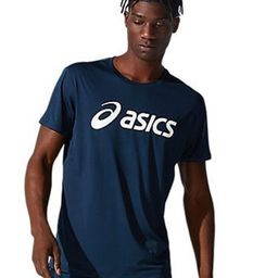 ASICS Silver Logo Printed Round Neck T-shirt-image-78