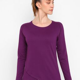 appulse Raglan Sleeves Tulip Hemline Relaxed Fit Cotton Sports T-shirt-picture-51