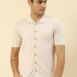 Monte Carlo Short Sleeves Spread Collar Casual Shirt-picture-43