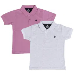 BAESD Boys Pack of 2 Polo Collar Cotton T-shirts-picture-18
