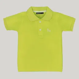 BAESD Boys Solid Polo Collar T-shirt-30