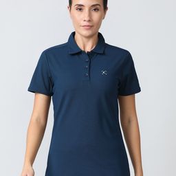 Lovable Sport Polo Collar Short Sleeves Cotton T-shirt-image-78