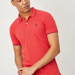 max Men Red Polo Collar T-shirt-picture-32