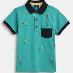 Chicco Boys Printed Polo Collar T-shirt-image-12