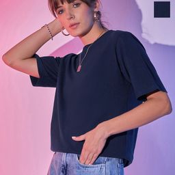 BUY NEW TREND Women 2 Polo Collar T-shirt-image-40