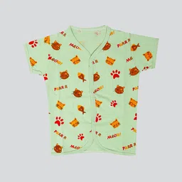 Mojua Kids Conversational Printed Bio Finish Cotton T-shirt-image-44