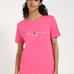 Tommy Hilfiger Women Typography T-shirt-image-83