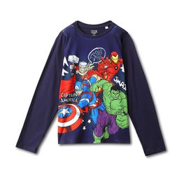Wear Your Mind Avengers Printed Full Sleeve Casual  T-shirt-image-82