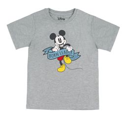 Disney by Wear Your Mind Boys Grey Mickey Mouse Printed T-shirt-image-123