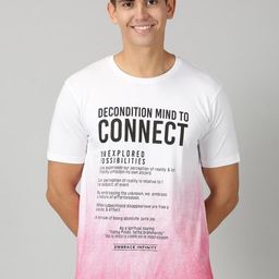 THE HOLLANDER Typography Printed Pure Cotton T-Shirt-image-44