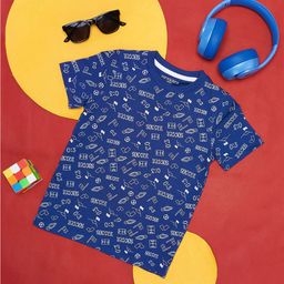Pantaloons Junior Boys Printed Cotton T-shirt-11