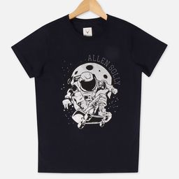 Allen Solly Junior Boys Graphic Printed Round Neck Cotton Regular T-shirt-picture-13