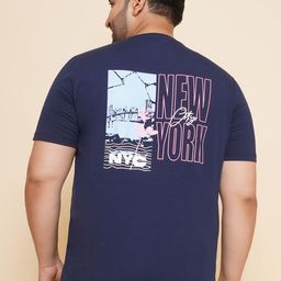 John Pride Men Graphic Printed Round Neck Plus Size T-shirt-12