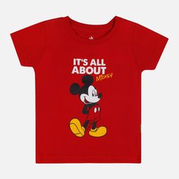 Bodycare Boys Mickey & Friends Printed Cotton T-shirt-image-65
