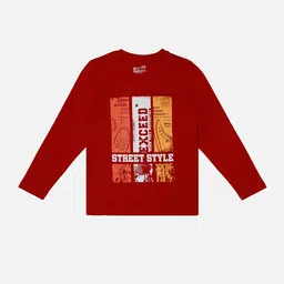 Bodycare Boys Typography Printed Cotton Long Sleeves T-shirt-picture-55