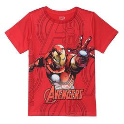Marvel by Wear Your Mind Boys Red Iron Man Printed T-shirt-image-114
