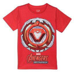 Marvel by Wear Your Mind Boys Red Iron Man Printed T-shirt-image-116