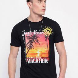 Wear Your Mind Graphic Printed Round Neck Cotton Casual T-shirt-picture-11