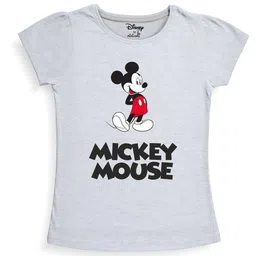 Minicult Girls Mickey Mouse Printed Cotton T-shirt-picture-45