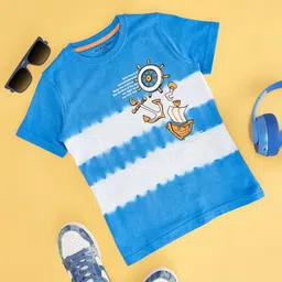 Pantaloons Junior Boys Printed Applique T-shirt-picture-37