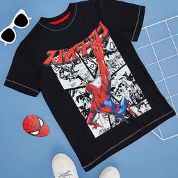 Pantaloons Junior Boys Printed Round Neck Short Sleeves Regular Fit T-shirt-image-87