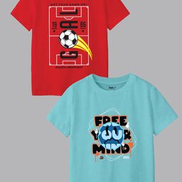 BAESD Boys Typography 2 Printed Applique T-shirt-image-80