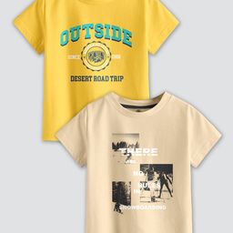 CODEZ Boys 2 Printed Cotton T-shirts-picture-13