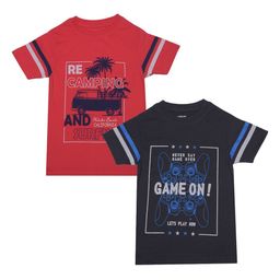 Dollar Champion Kidswear Boys Typography 2 Printed Applique T-shirt-image-53