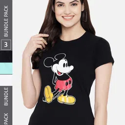 Fabflee Pack Of 3 Graphic Printed Cotton T-Shirt-image-69