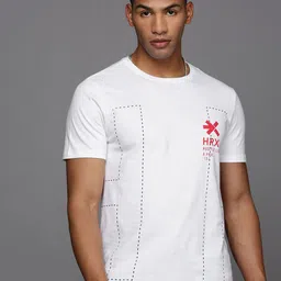 HRX by Hrithik Roshan Men Typography Printed Round Neck T-shirt-picture-4