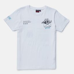 Gini and Jony Boys White Printed T-shirt-image-22