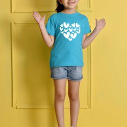 NUSYL Girls Conversational Printed Casual T-shirt-picture-38