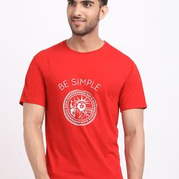 HOUSE OF VEDAS Typography Printed Round Neck T-Shirt-image-87