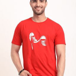 HOUSE OF VEDAS Graphic Printed Short Sleeves T-shirt-image-61