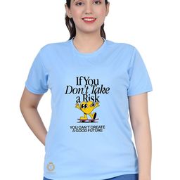 TAJNAN Women Typography Printed Applique T-shirt-image-18