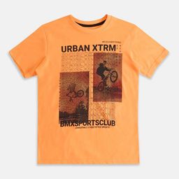 Pantaloons Junior Boys Graphic Printed Round Neck Cotton T-shirt-picture-38