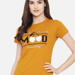 Fabflee Typography Printed Cotton T-shirt-picture-1