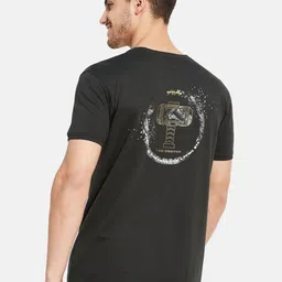 Octave Thor Printed Cotton T-shirt-image-33
