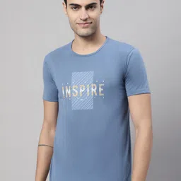 VIMAL JONNEY Typography Printed Cotton T-shirt-image-98