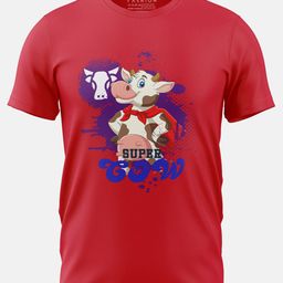Print My Fashion Boys Typography Printed Cotton T-shirt-69