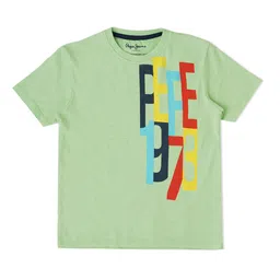 Pepe Jeans Boys Round Neck Typography Printed Cotton T-shirt-image-68