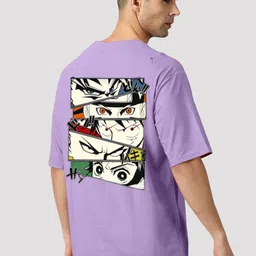 Elibolz Typography Printed Round Neck Cotton Oversized T-shirt-image-29