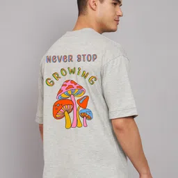 Imsa Moda Typography Printed T-shirt-image-79