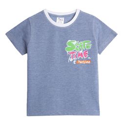 Anthrilo Infant Boys Typography Printed Cotton T-shirt-image-50